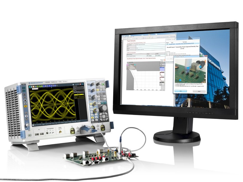 Rohde & Schwarz présente la première solution de déclenchement et de décodage pour l'Ethernet automobile 1000BASE-T1